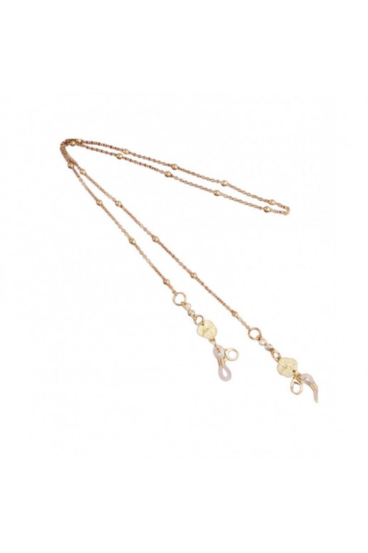 Grandinėlė akiniams cienki aukso  cyrkonie 68cm LDK17