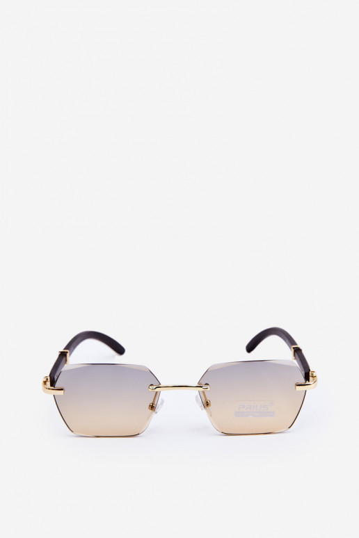 Akiniai nuo saulės Moteriškos UV400 Juodos ir-aukso spalvos