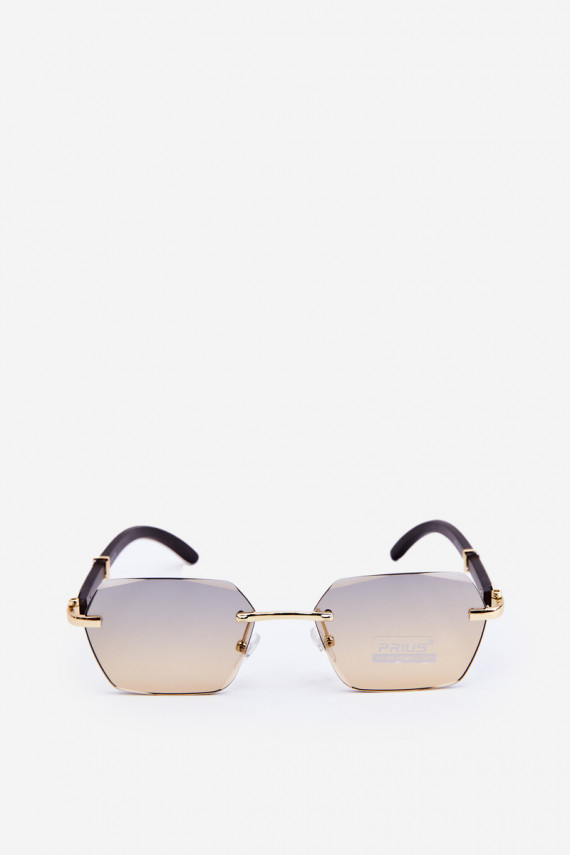 Akiniai nuo saulės Moteriškos UV400 Juodos ir-aukso spalvos