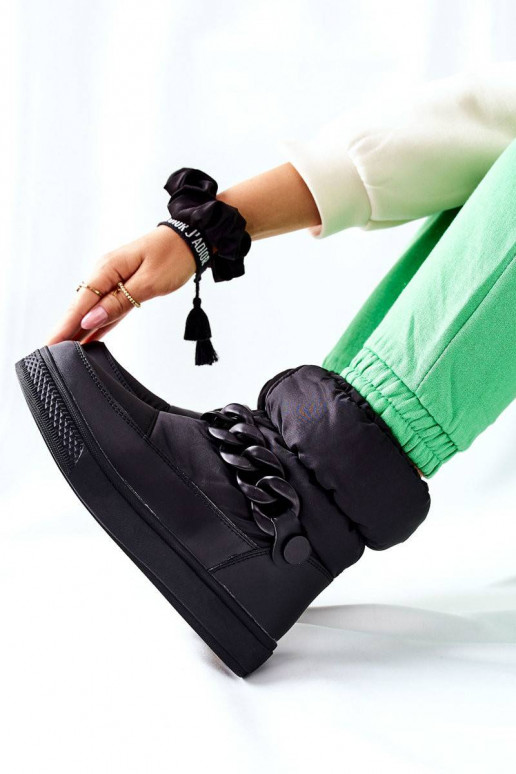 Šilti sniego batai juodos spalvos...