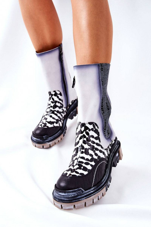 Stilingi Aulinukai Juodos ir baltos...