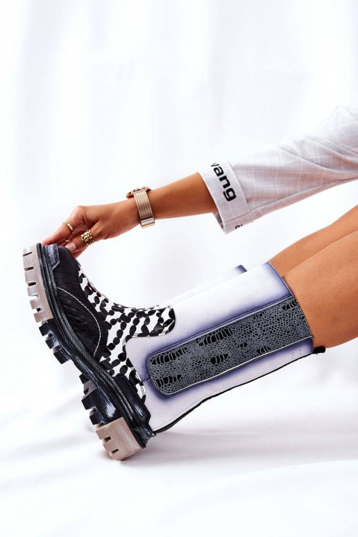 Stilingi Aulinukai Juodos ir baltos...