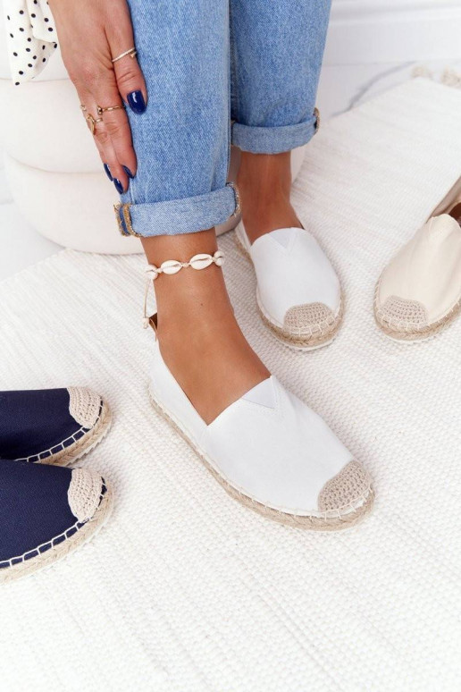 Espadrilės Big Star baltos spalvos