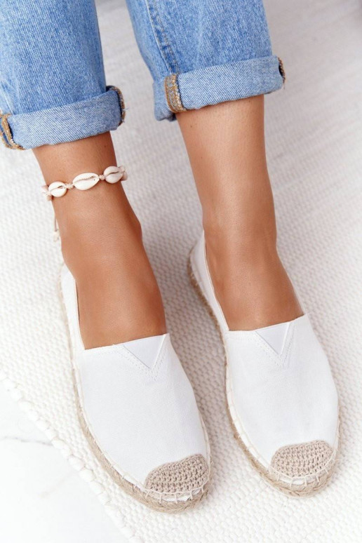 Espadrilės Big Star baltos spalvos