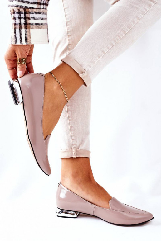 Mokasinai su sidabro spalvos...