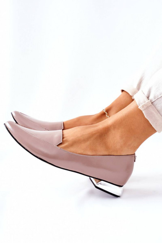 Mokasinai su sidabro spalvos...