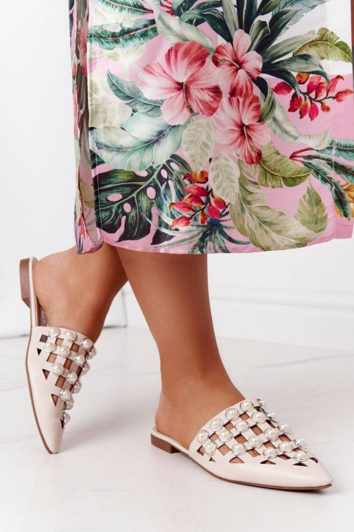 Šlepetės su auliuku I Perłami smėlio...