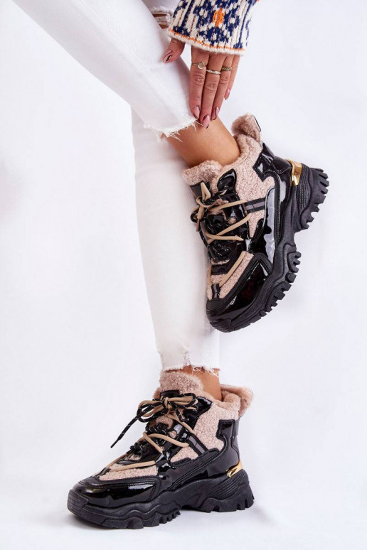 Juodos ir-smėlio spalvos pašiltinti...