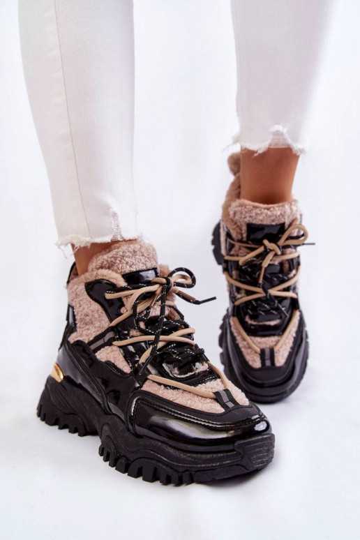 Juodos ir-smėlio spalvos pašiltinti...