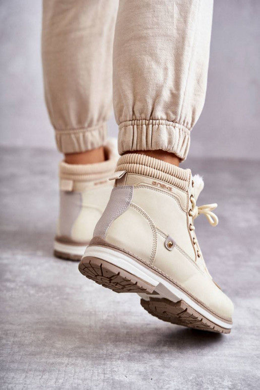 Šilti aulinukai smėlio spalvos Liv