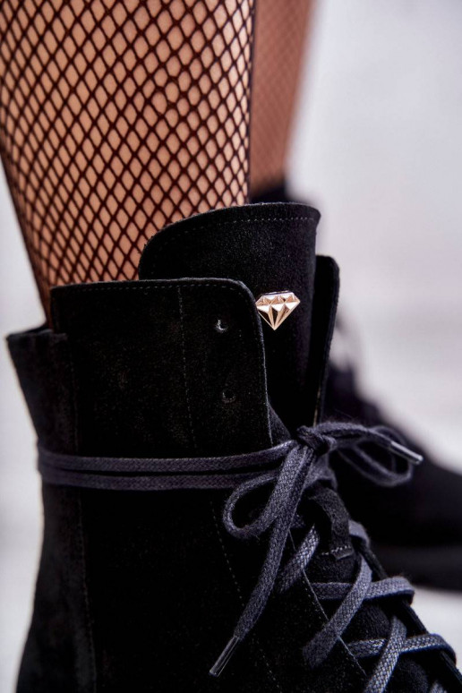 Zomšiniai auliniai batai su...