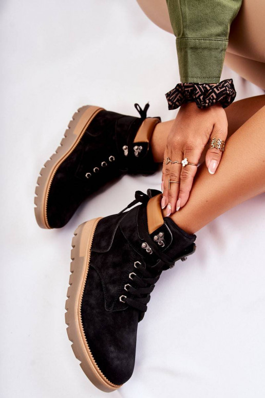 Aulinukai su platforma juodos spalvos...