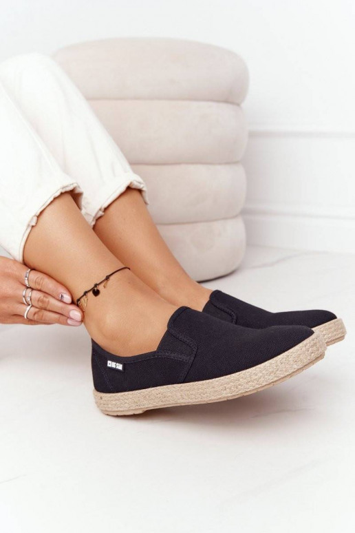 Espadrilės Big Star juodos spalvos
