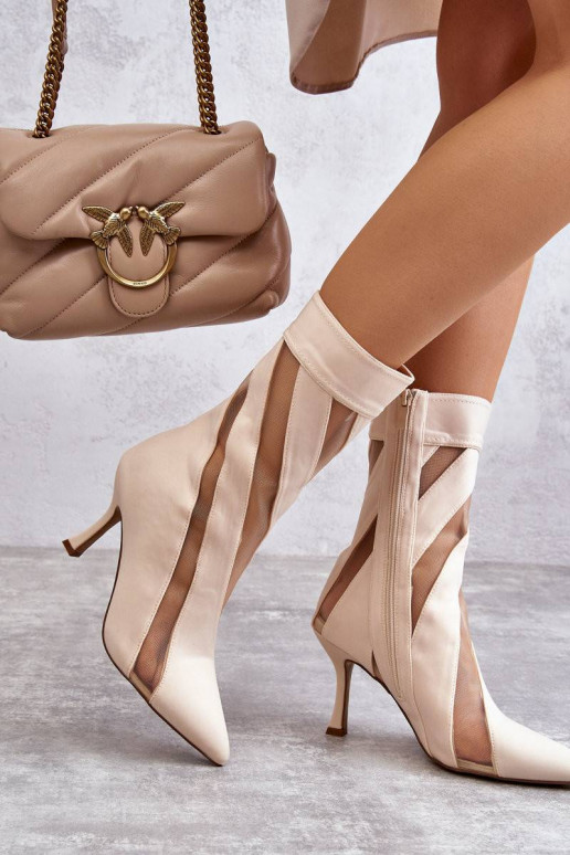 Smėlio spalvos aulinukai Deyna su...