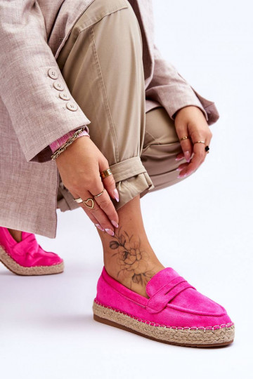 Ryškios zomšinės espadrilės... 2