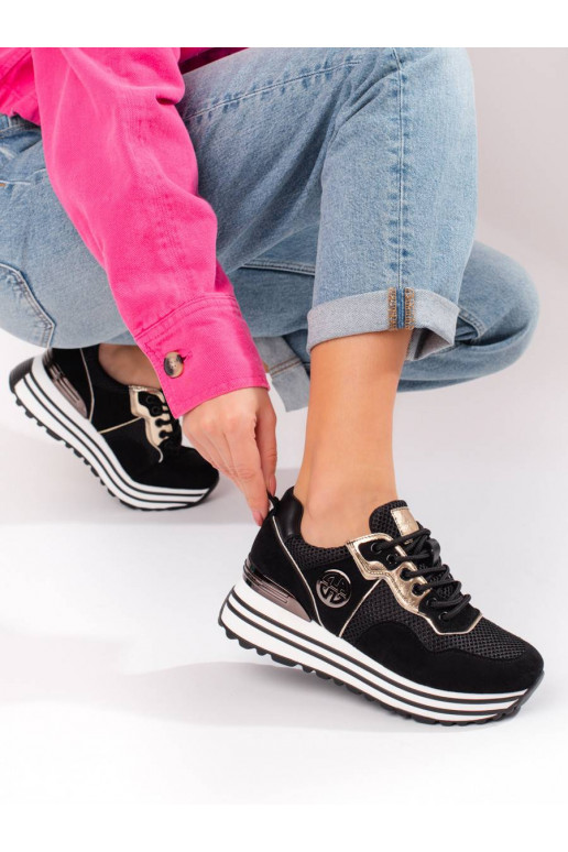 Juodos spalvos laisvalaikio batai su...