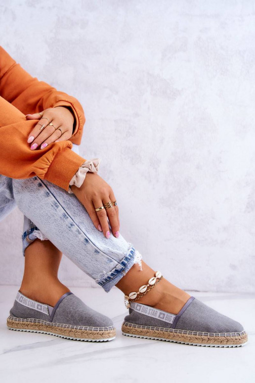 Medžiaginės espadrilės Įsispiriamo...