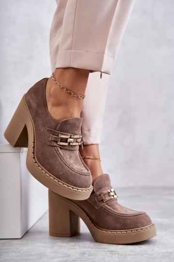 Smėlio spalvos zomšiniai... 2