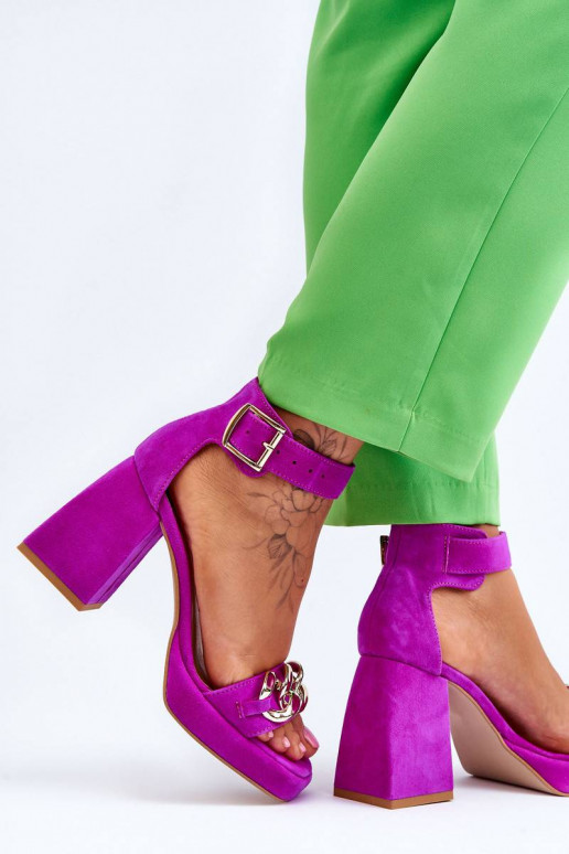 Elegantiškos zomšinės basutės Shoes...