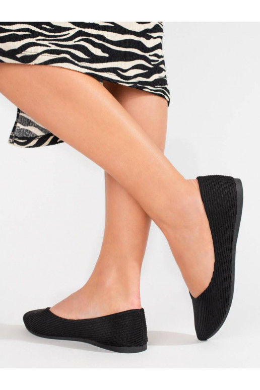 Tekstilinės balerinos juodos spalvos...