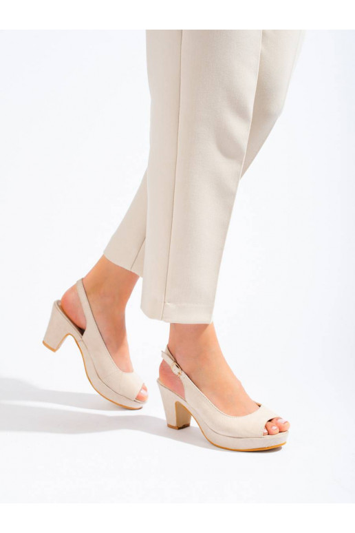 Zomšinės šviesios smėlios spalvos...