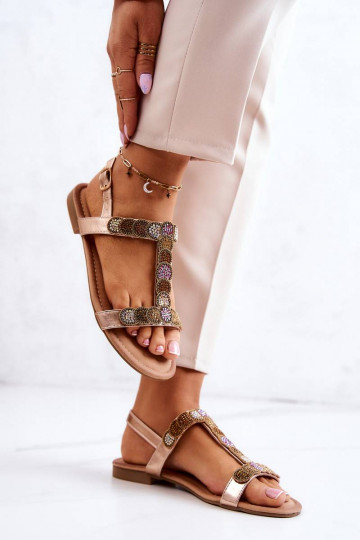 Moteriškos basutės rausvo...