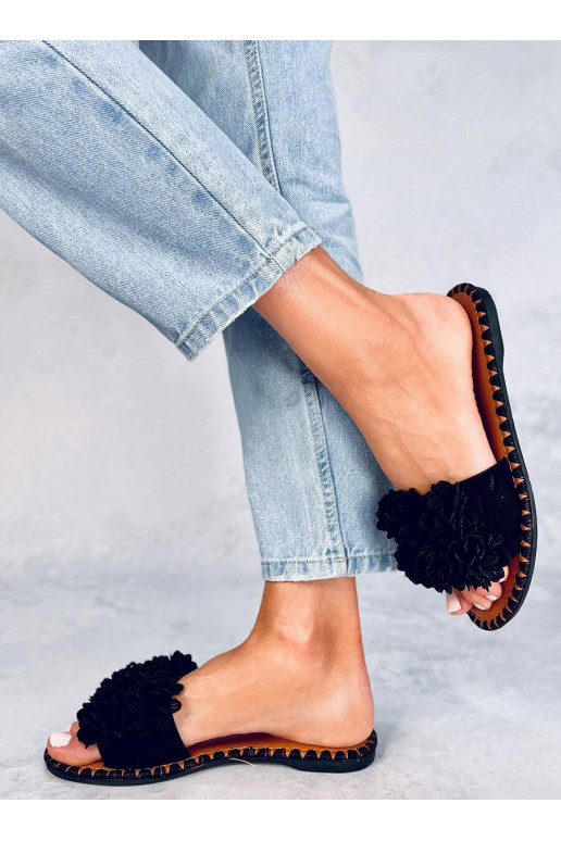 Moteriškos šlepetės PRIMA BLACK