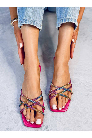 Šlepetės REXHA rožinės spalvos