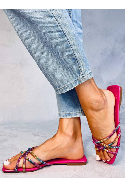 Šlepetės REXHA rožinės spalvos