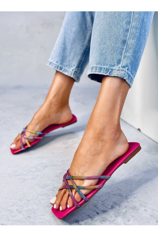 Šlepetės REXHA rožinės spalvos