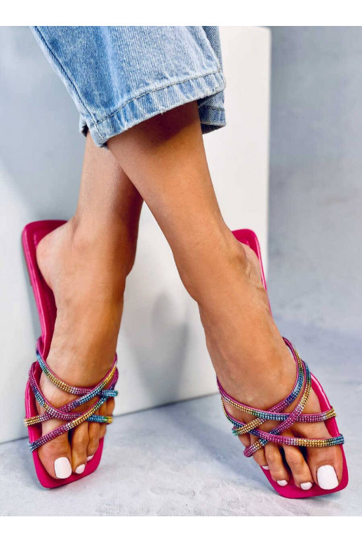 Šlepetės REXHA rožinės spalvos