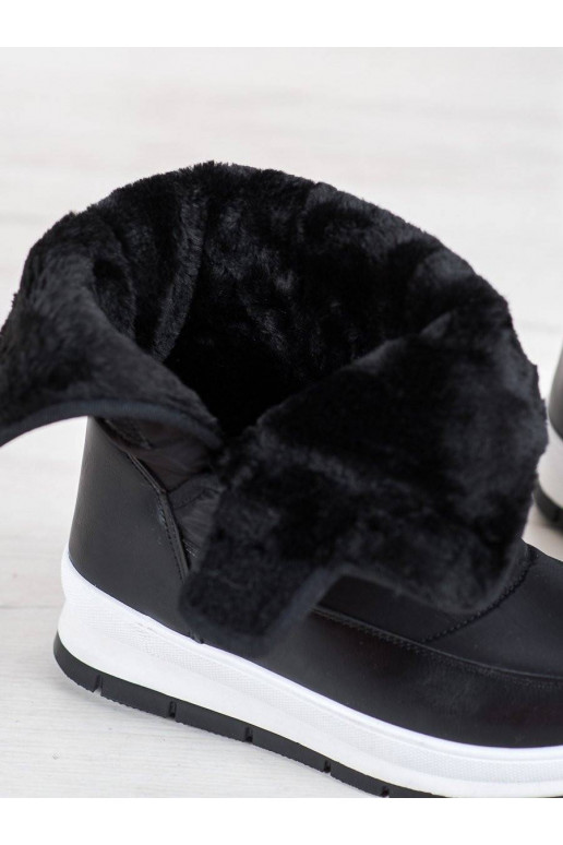 Juodos spalvos sniego batai su...