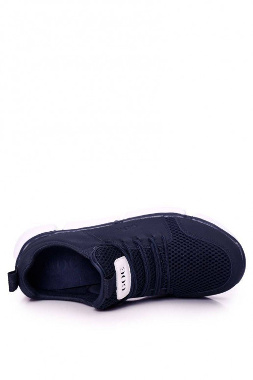 Tamsiai mėlynos spalvos sportiniai...