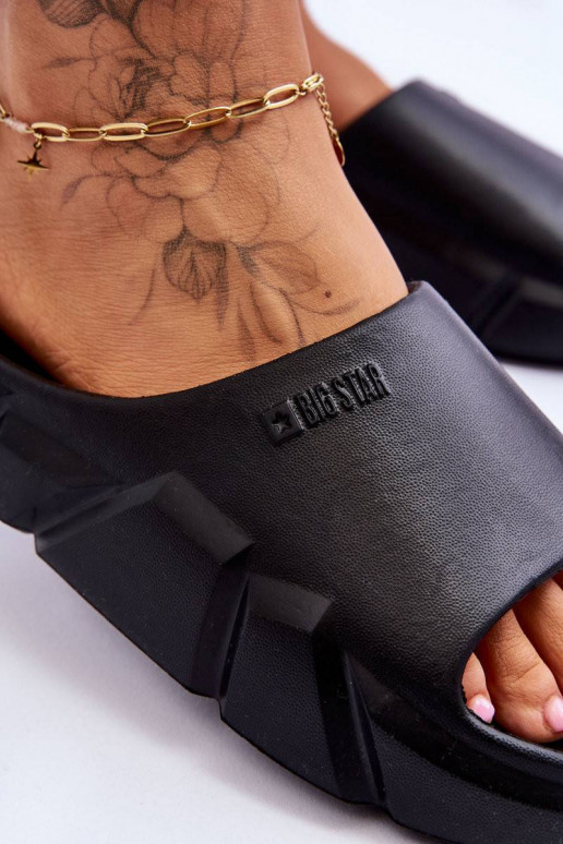 Lengvos šlepetės Big Star juodos spalvos