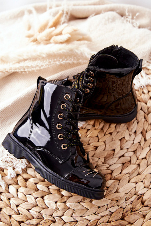 Vaikiški juodos spalvos aulinukai