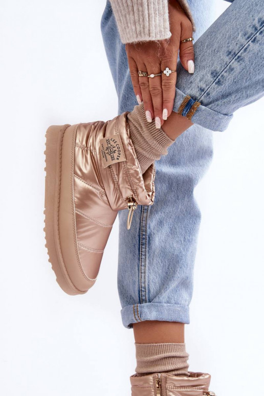 Šilti sniego batai Lee Cooper smėlio...