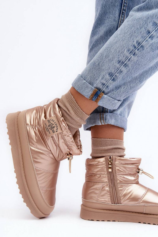 Šilti sniego batai Lee Cooper smėlio...