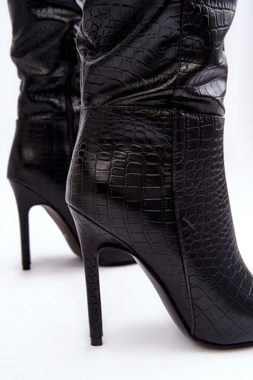 Ilgaauliai batai su plonais...