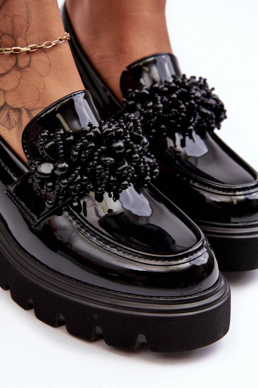 Moteriški lakuoti batai su...