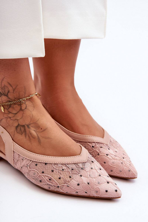 Balerinos su taškeliais rožinės...