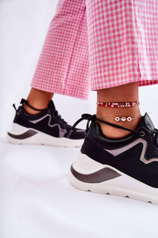 Sneakers modelio batai juodos spalvos...