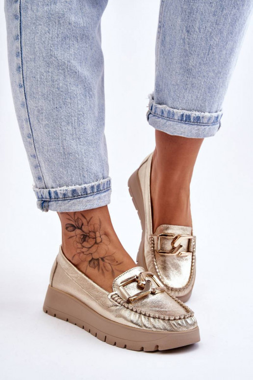 Mokasinai su platforma su ornamentais...