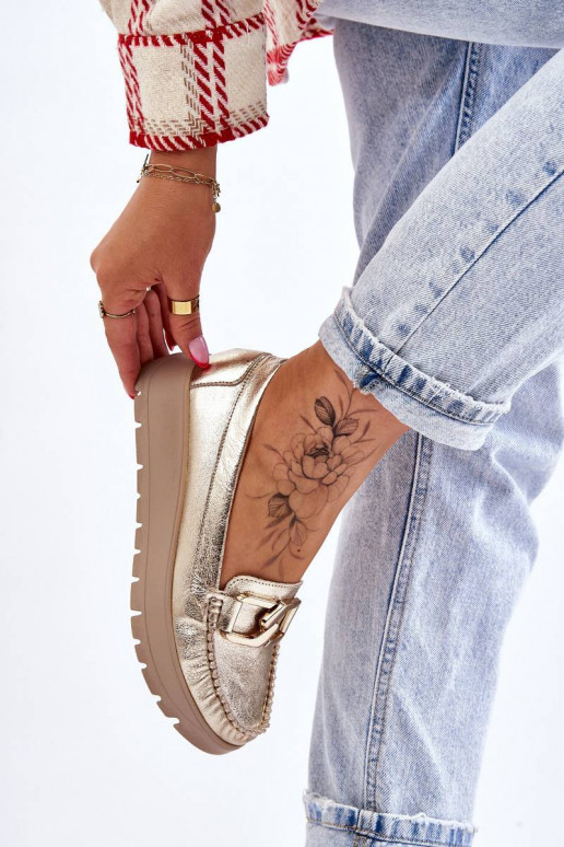 Mokasinai su platforma su ornamentais...