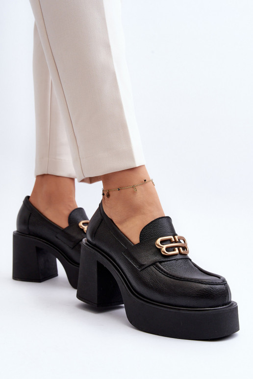 Batai su kulniukais juodos spalvos Zazoo