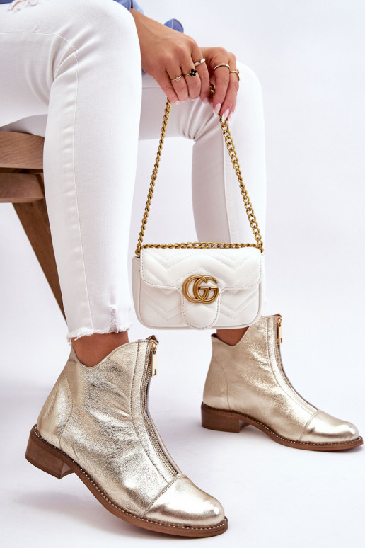 Aulinukai su užtrauktukais aukso...