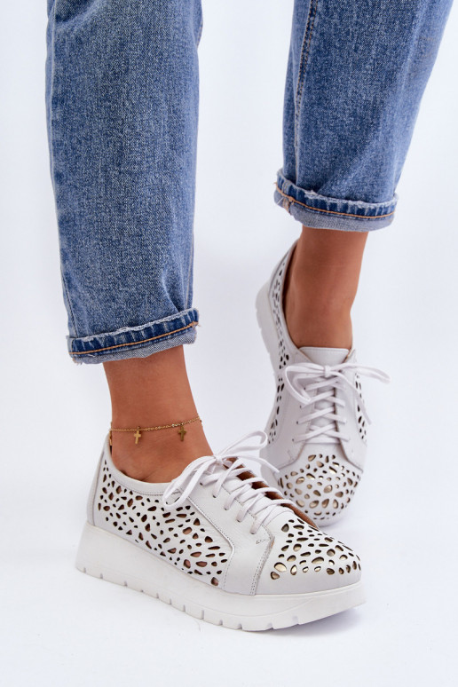 Batai su ažūro elementais pilkos...