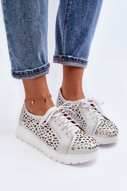 Batai su ažūro elementais pilkos...