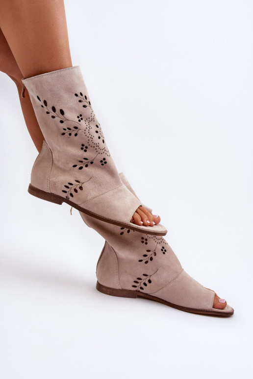 Zazoo Zomšinės basutės su auliuku...