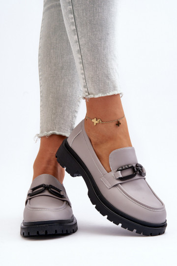 Mokasinai pilkos spalvos... 2