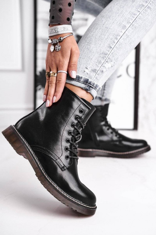 Juodi Moteriški kerziniai batai Marita